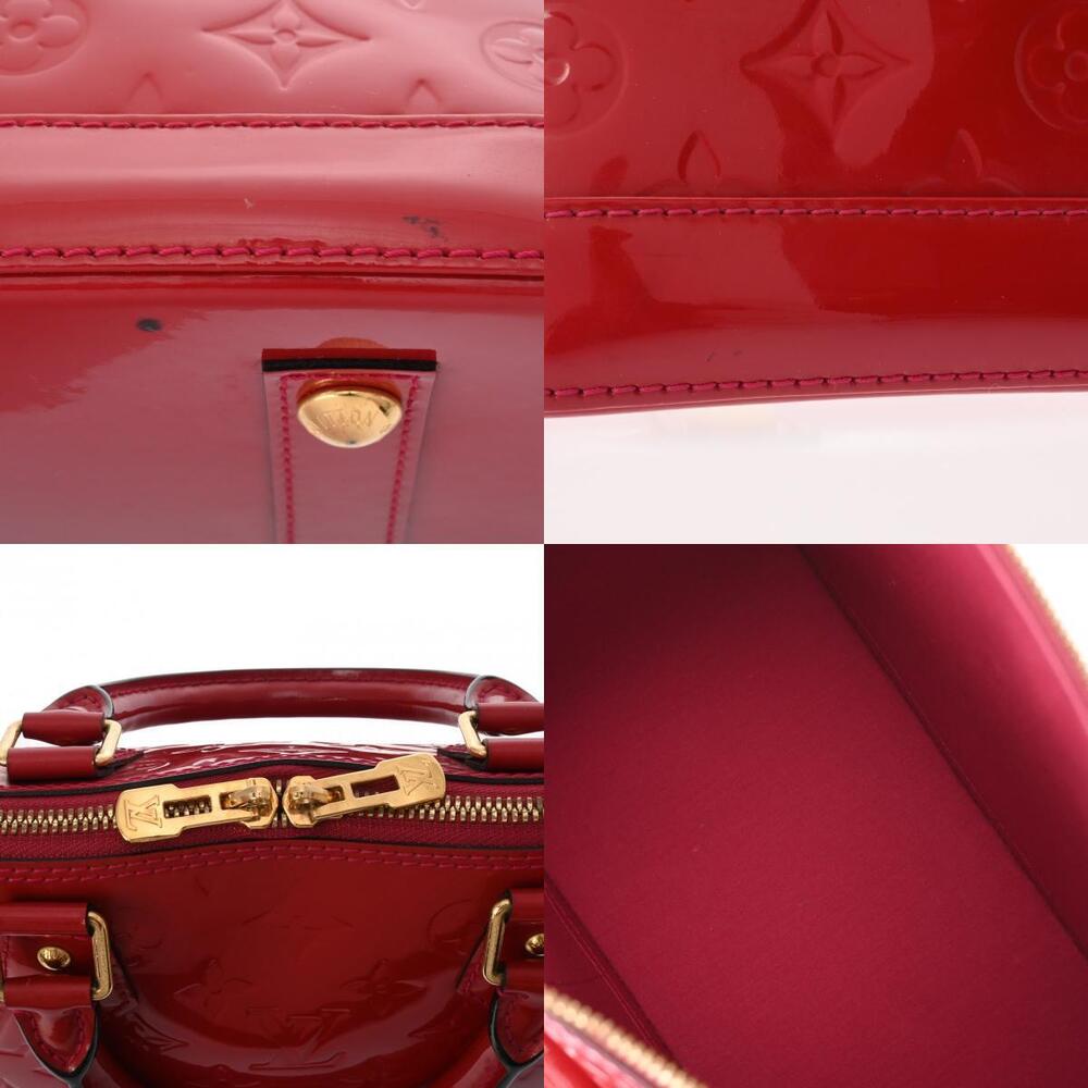 Louis Vuitton Handbag Alma Rose Indien Vernis Pink Monogram - Picture 9 of 11